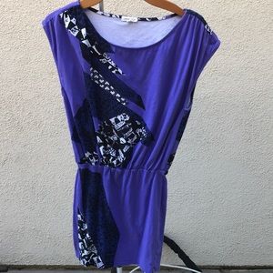 Purple Silence + Noise Dress